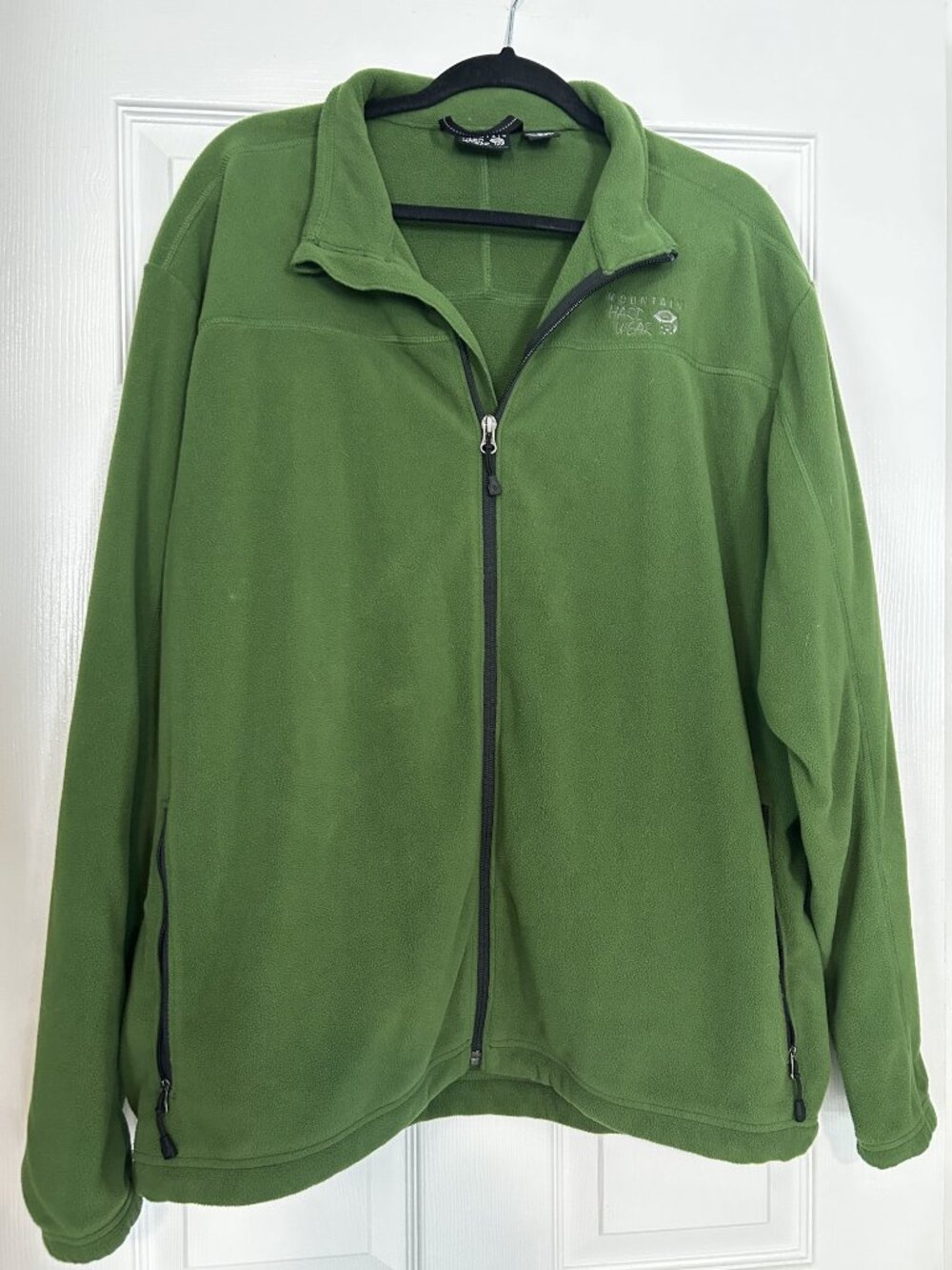 Mountain Hardwear Full Zip Fleece Jacket Green Men's XL